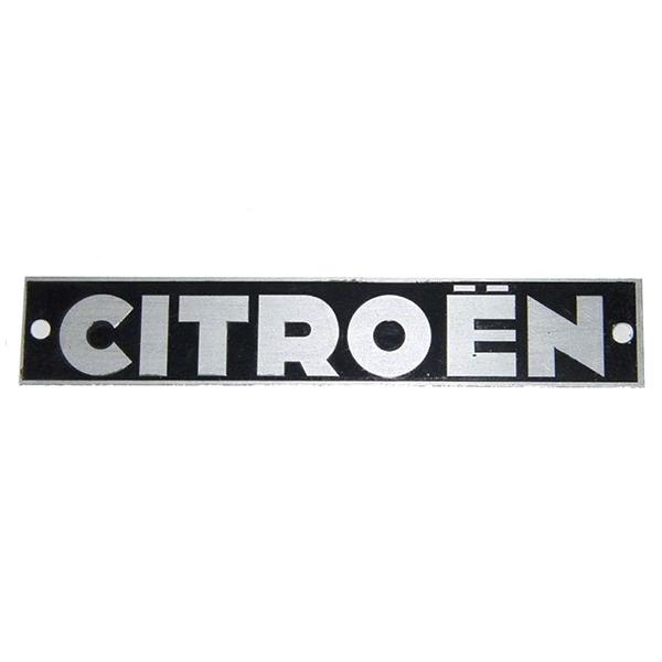 Citroen 2CV - Citroen Kacsa hátsó lökhárító felirat